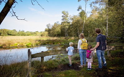 Familie im Emsdettener Venn
