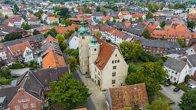 Die Hohe Schule prägt das Stadtbild von Burgsteinfurt
