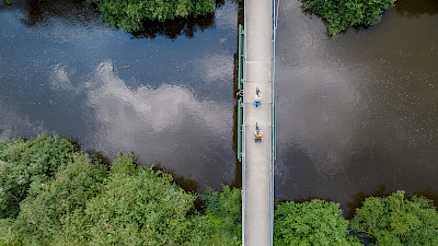Reinermanns Steg am EmsRadweg