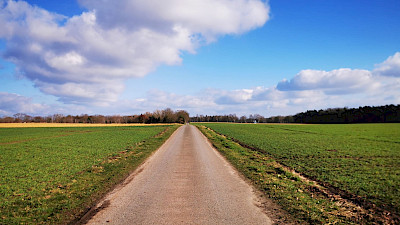 Weitläufige Landschaften in Ahlintel