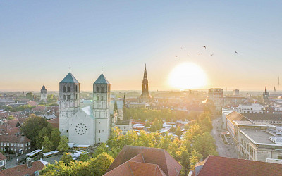 Blick vom Dom über Münster