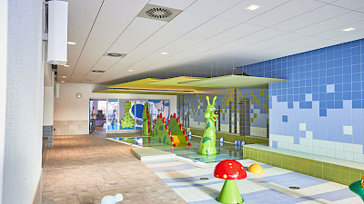 Der Kinderbereich im Hallenbad, Waldbad Emsdetten