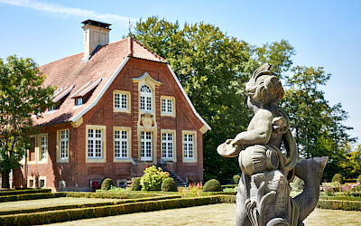 Frühling am Haus Rüschhaus in Münster